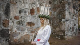 Regina Hammarström. Vantaan lucia 2025.