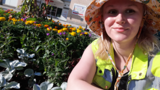 Kesätyöntekijä Heidi Hämäläinen