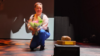Mia Portin-Söderholm, ordförande för Vanda teaterförening.