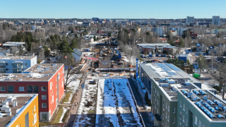 Ilmakuva Tikkurilantiestä