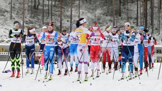 Hiihtäjiä Suomen Cupissa