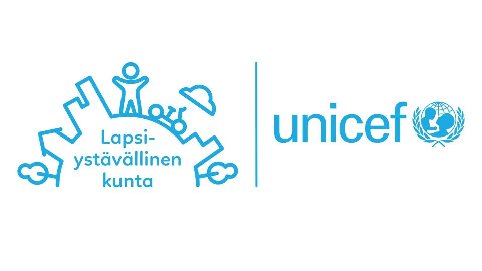 Lapsiystävällinen kunta ja Unicef logo