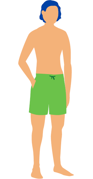 Swimming shorts.